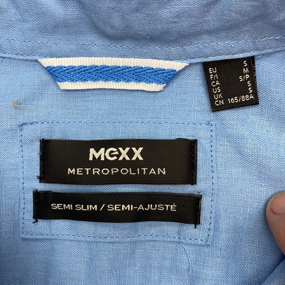 Mexx BLU Cotton/Linen Button Down, S   Winter Sale - Picture 10 of 13